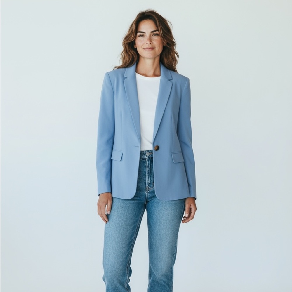 DKNY Light Blue Women's Blazer